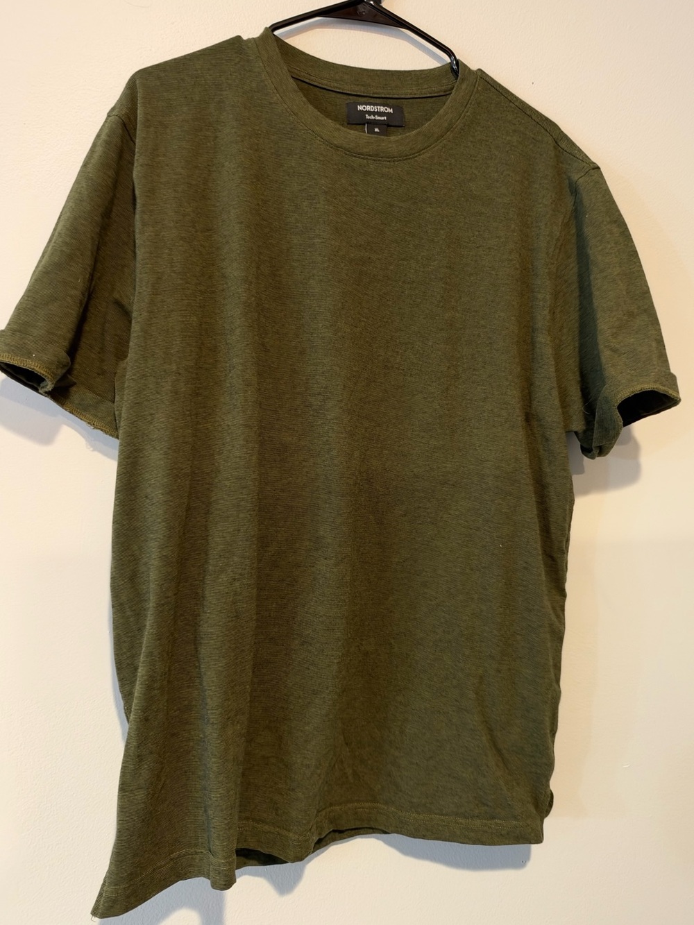 Nordstrom Olive Green Short Sleeve Crew T-Shirt